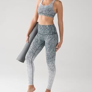 Lululemon Wunder Under High Rise Dazzle Nelux Ankle Length Leggings NWOT 6